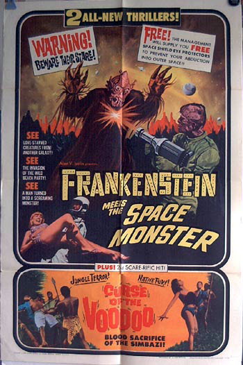 Frankenstein Meets the Space Monster / Curse of the Voodoo 